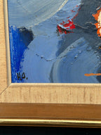 “Abstract in Blue” by Hans Oswald