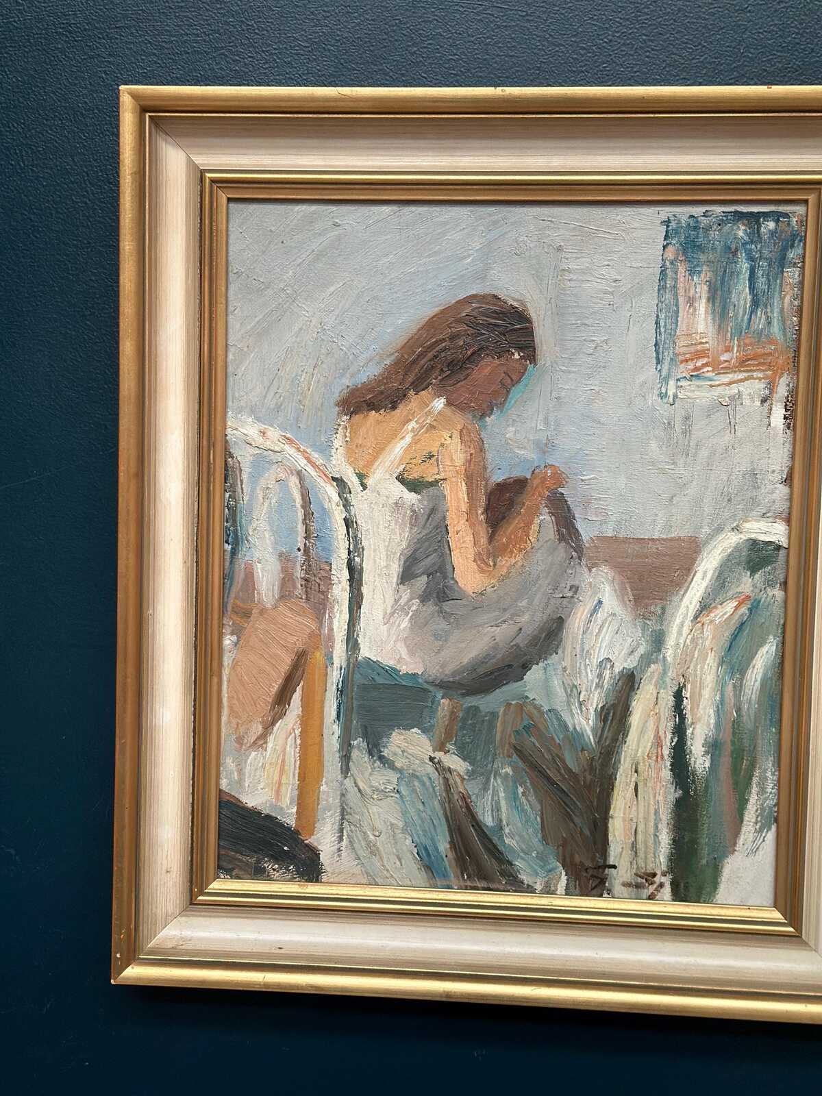 “Portrait of a Woman” by Gustaf Sjöö
