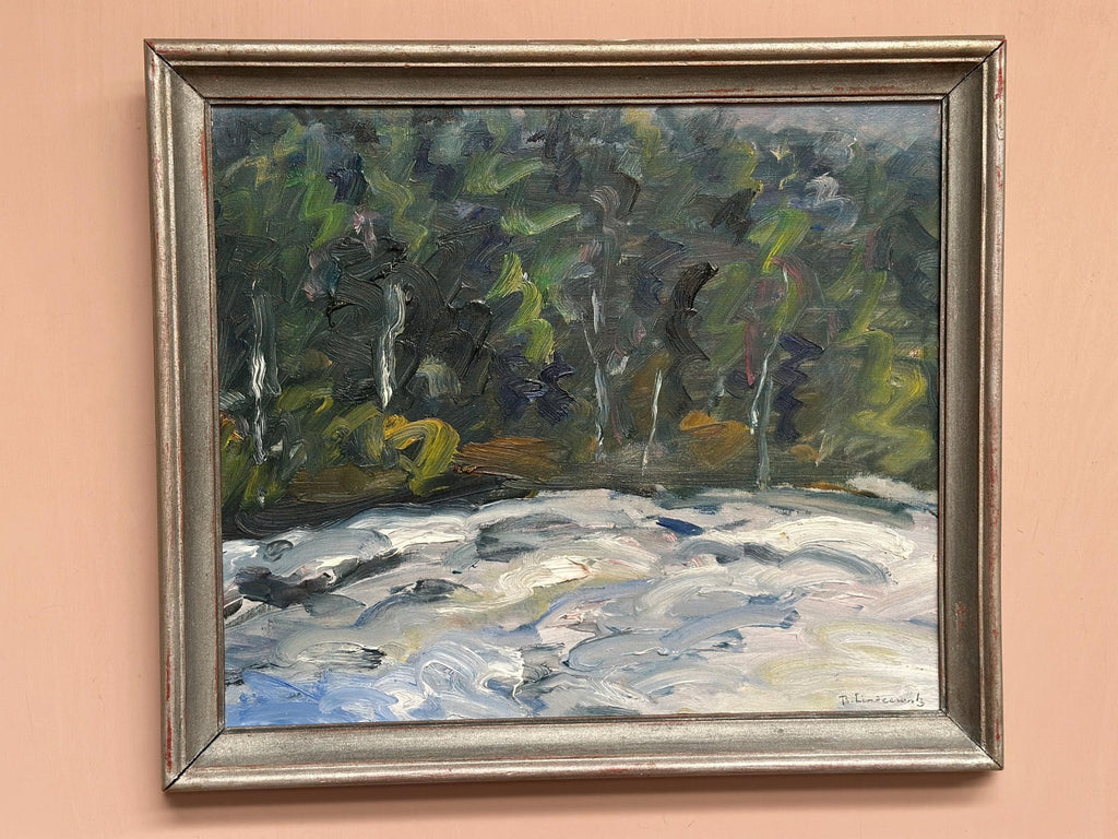 “Vinterlandskap” by Bertil Lindecrantz