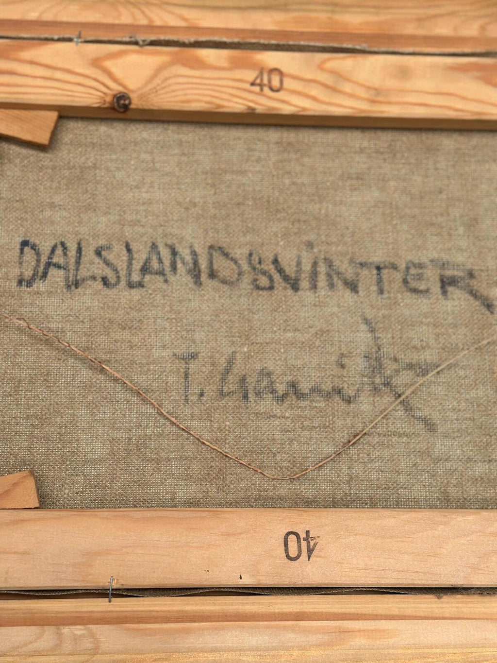 “Dalslandsvinter” by Tage Gavik