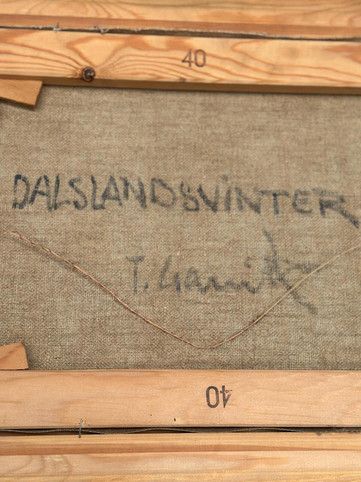 “Dalslandsvinter” by Tage Gavik