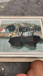 “Fishing Boats in the Harbour” by Carl Berndtsson