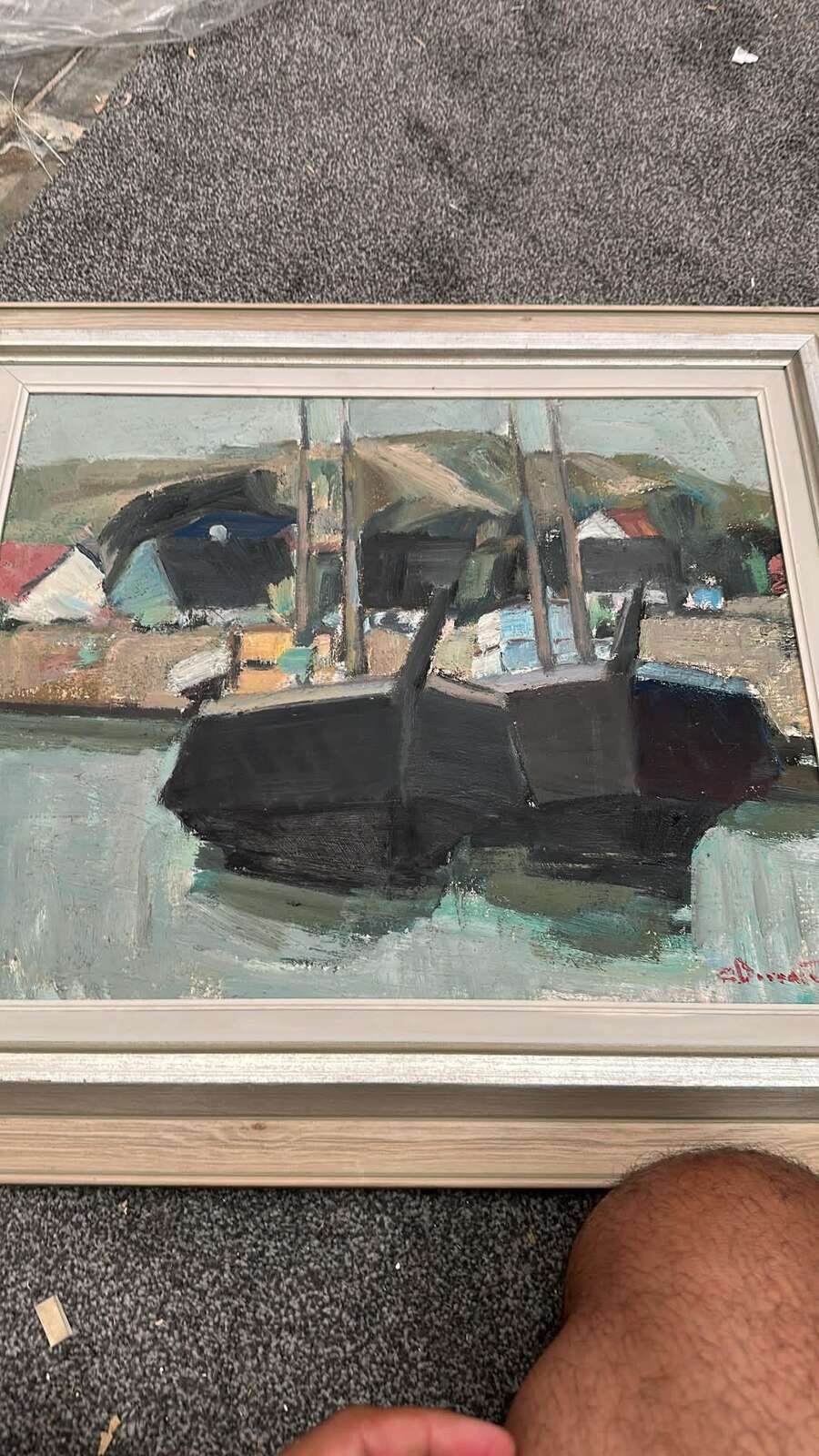 “Fishing Boats in the Harbour” by Carl Berndtsson