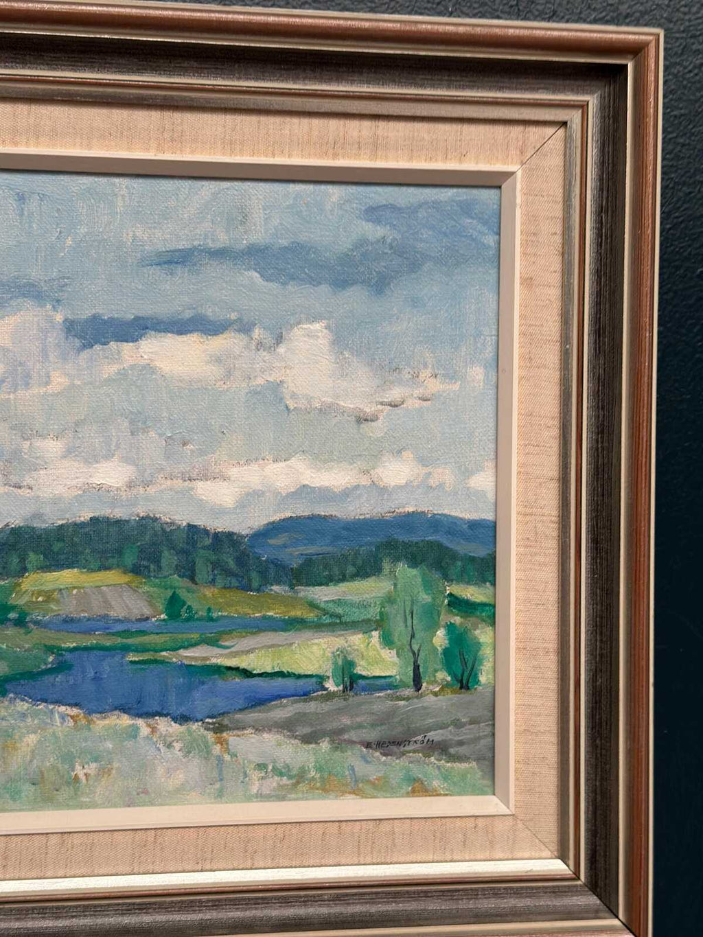 “Landscape” by Evald Hedenström (1909–1997)