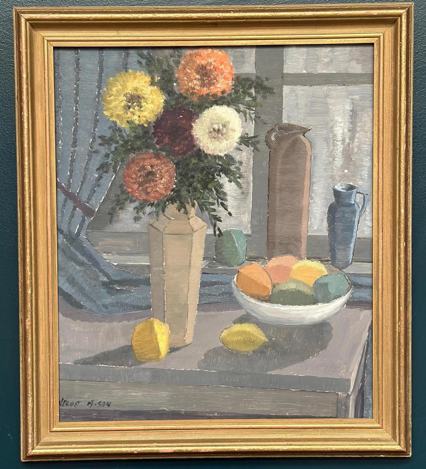 “Vase and Fruit Bowl” by Helge Andersson