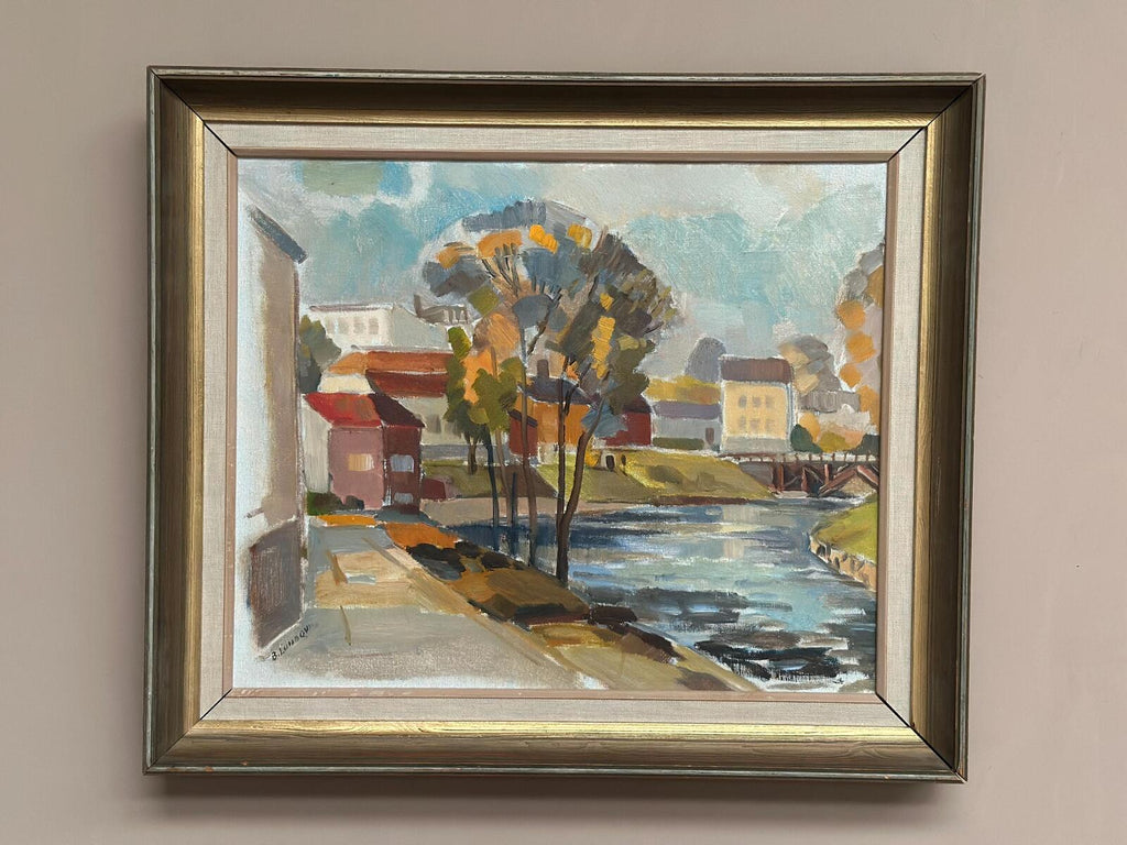 “Riverside Village” by B. Lundqvist