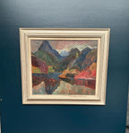 “Färgstarkt landskap” by Gustaf Börtner 1946