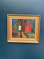 “Landscape with House” by Manfred Flyckt