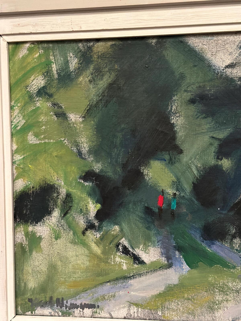 “Figures on Winding Path” by Karl Niemann