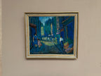 “City Street at Night” by Olle Larsson