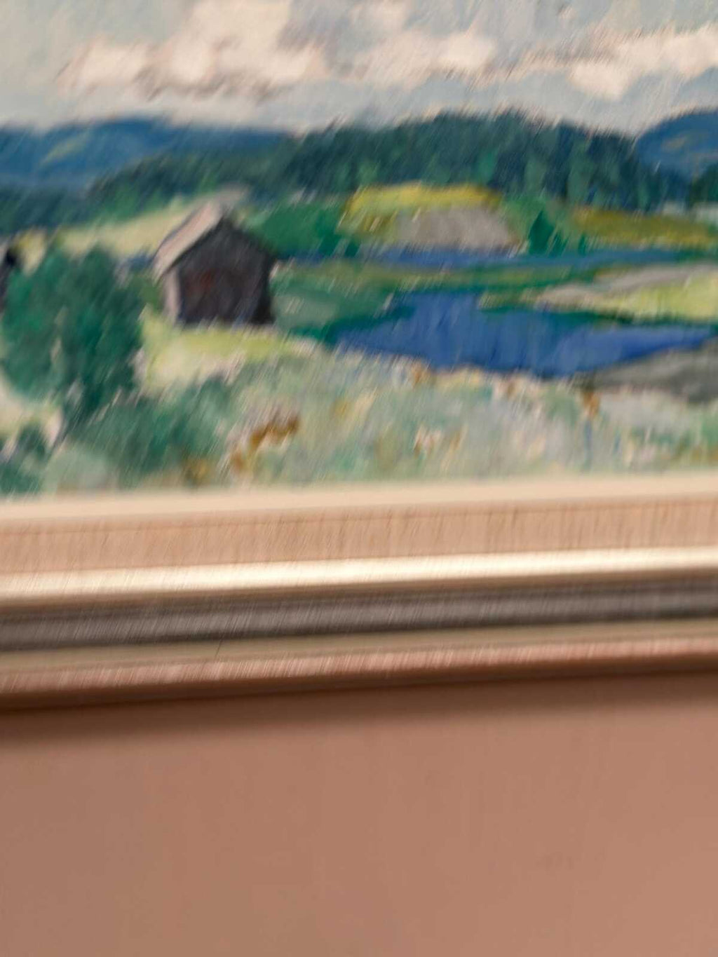 “Landscape” by Evald Hedenström (1909–1997)