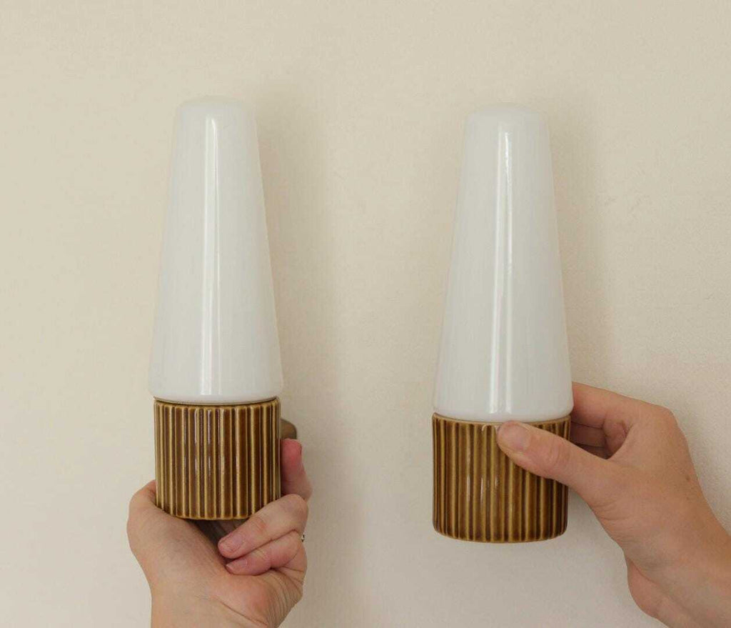 Pair of Swedish Wall lamps designed by SIGVARD BERNADOTTE for IFÖ