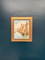 “Motif with Boats” by Knut Norman