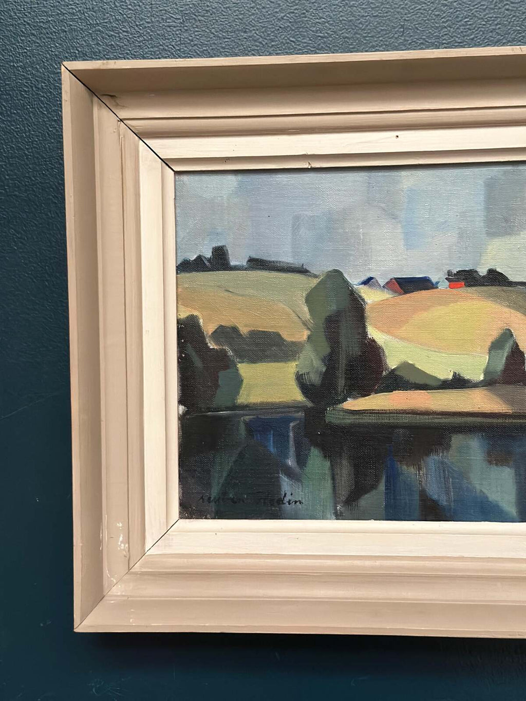 “Landscape with Huts” by Ruben Hedin