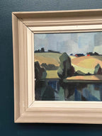 “Landscape with Huts” by Ruben Hedin