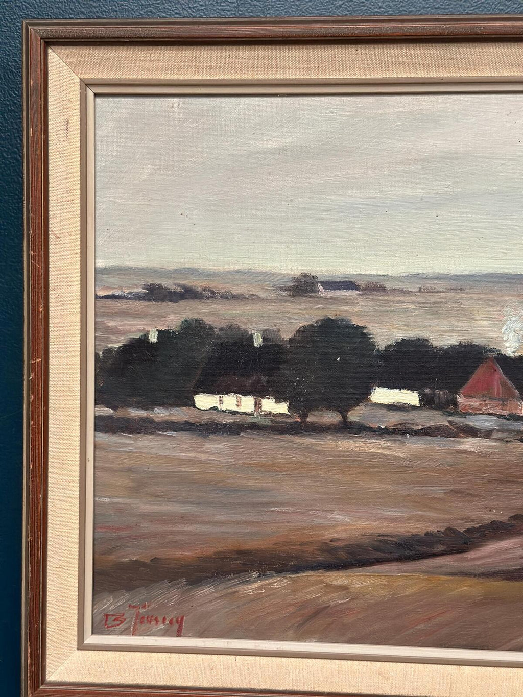 “Landscape with Farms” by B. Jernberg