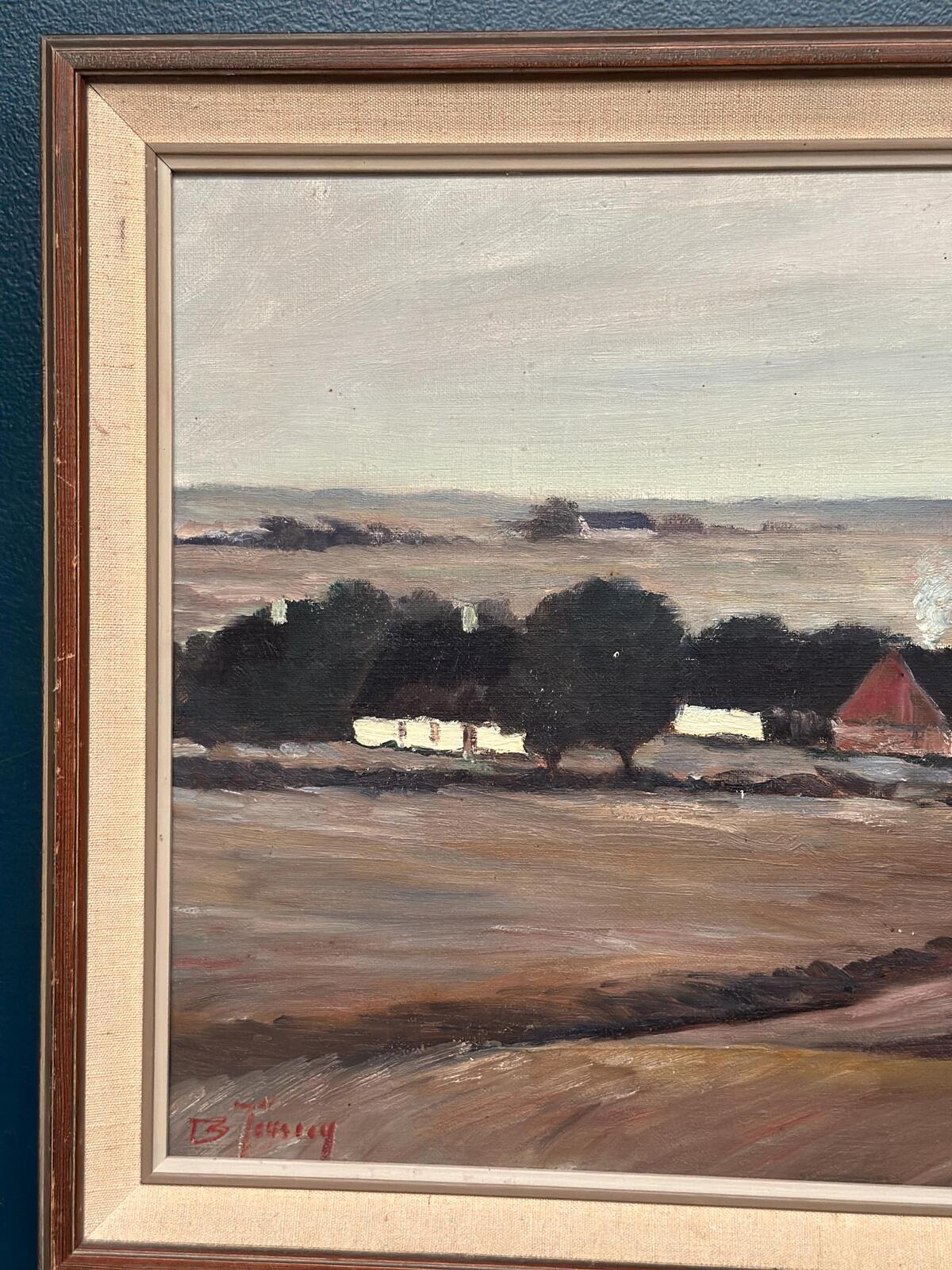 “Landscape with Farms” by B. Jernberg