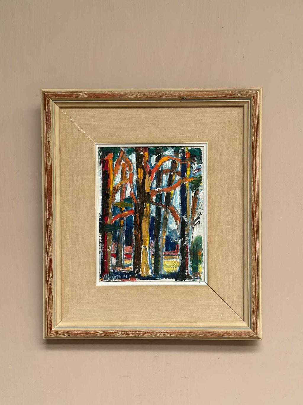 "Tree Trunks" by Wilhelm Henning