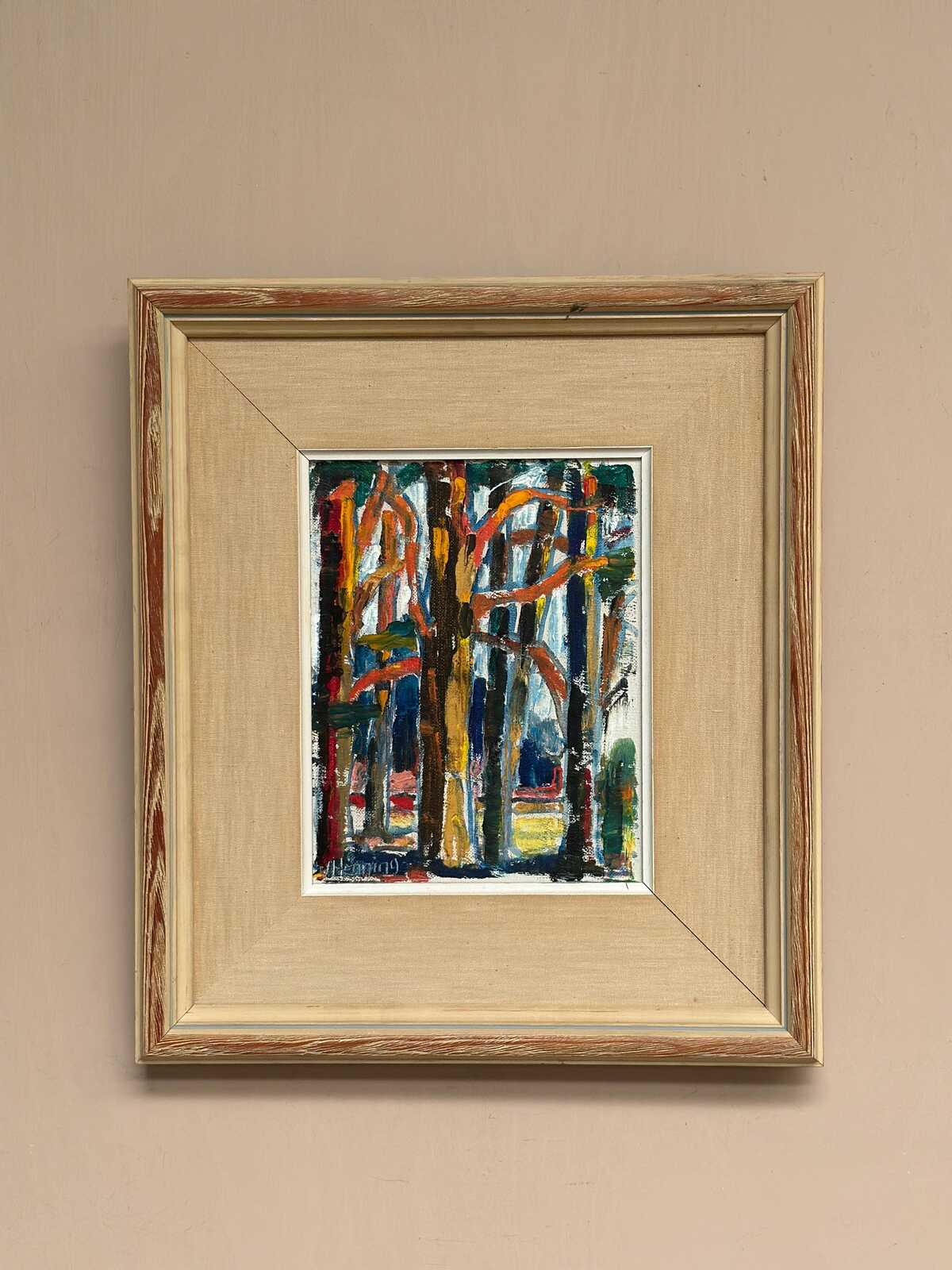 "Tree Trunks" by Wilhelm Henning