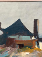 “Huts on the Coast” (Attributed to Kai C.