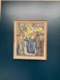 “Flowers in Blue Vase” by Sven Age