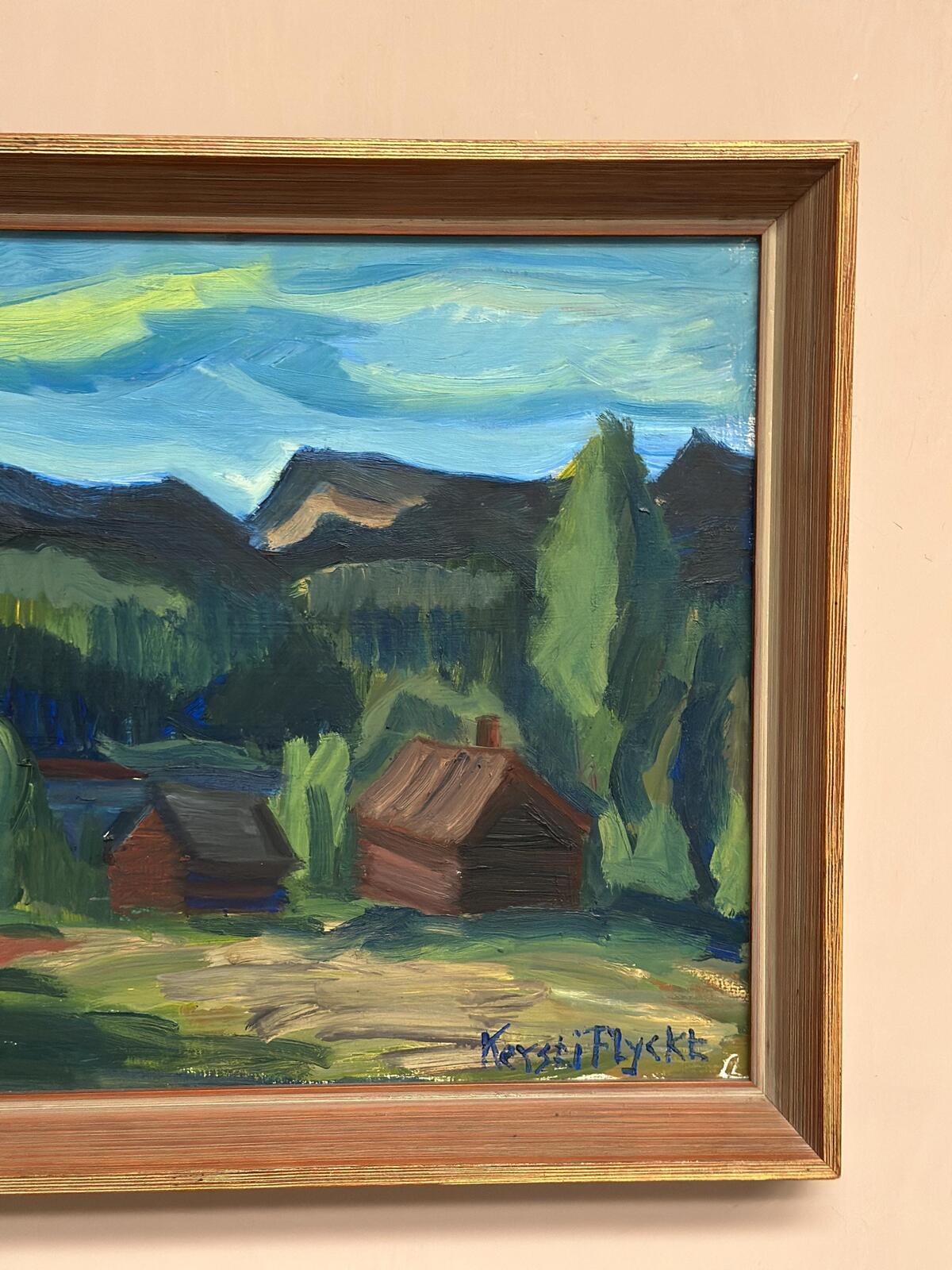 Mountain Landscape by Kerstin Flyckt