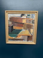 “Cubist Rooftops” by Gustav Adolf Johansson