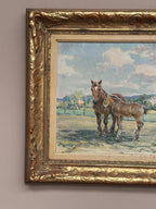 “Horses in a Pasture” by Einar Söderlund