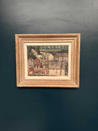 Landscape with Geometric Houses