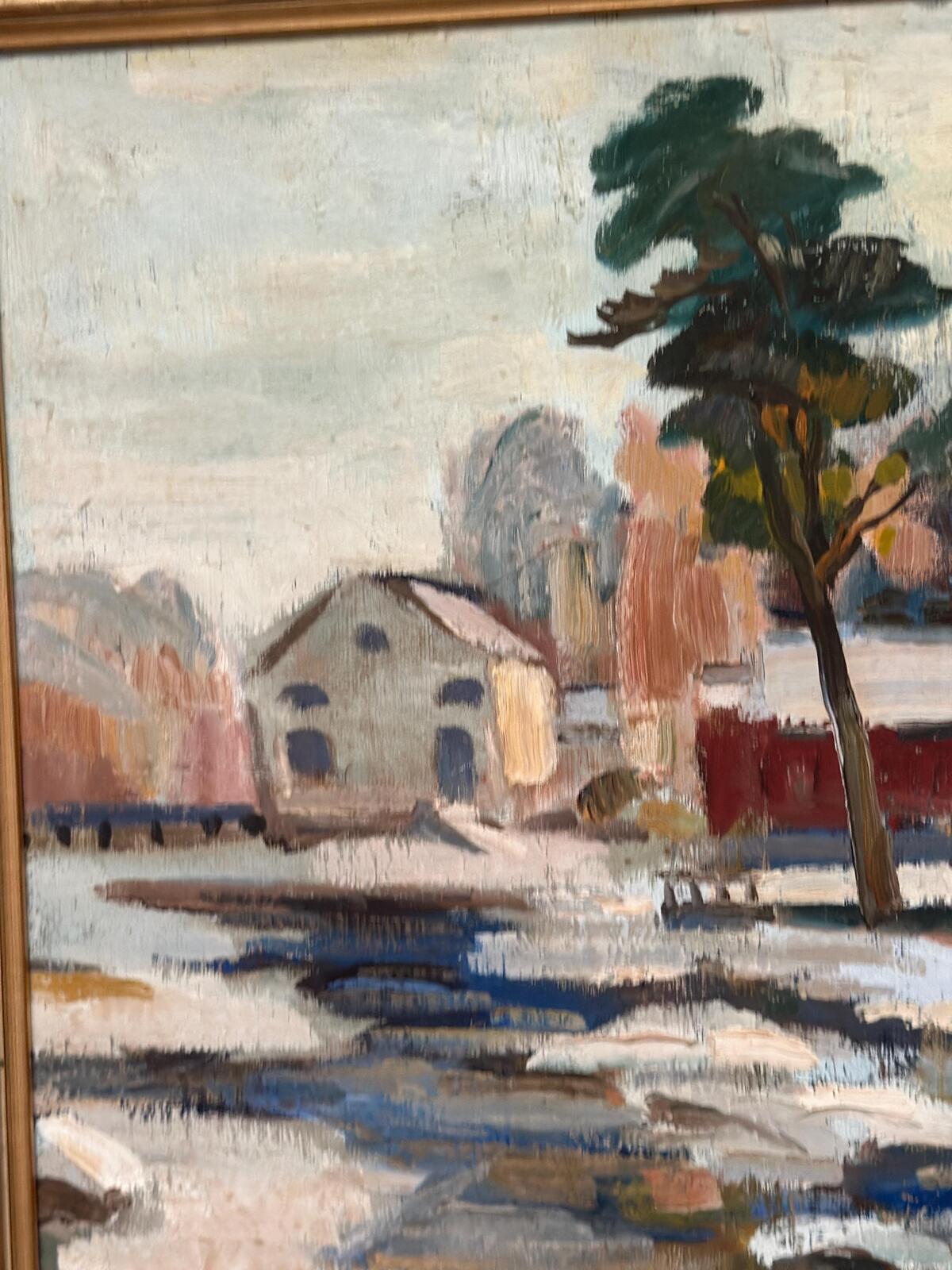 “Winter Landscape” by B. Lundqvist