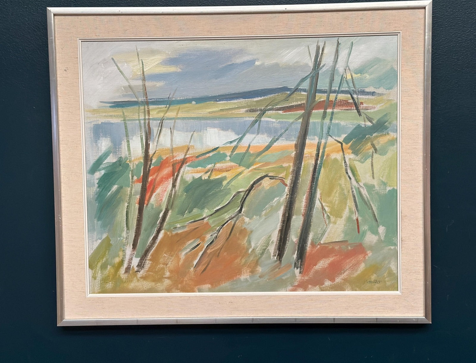 “Landscape” by Birger Strååt (1914–2008)