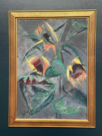 Abstract Still Life with Sunflowers