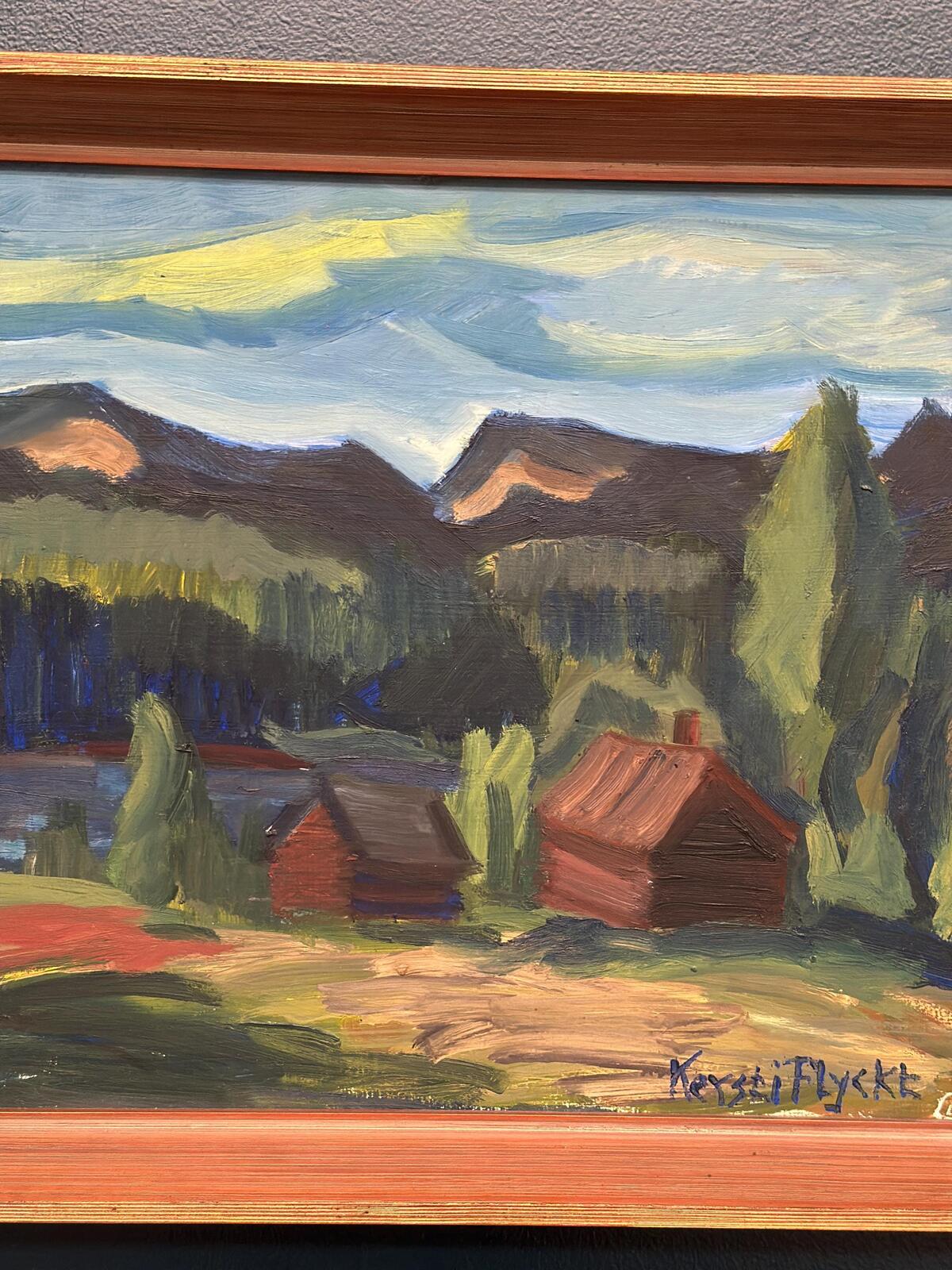 Mountain Landscape by Kerstin Flyckt