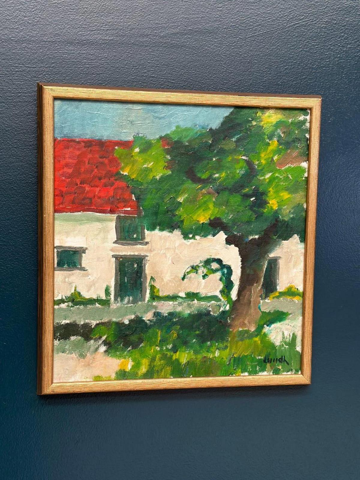 “Tree by House” by Karl Bertil Lundh