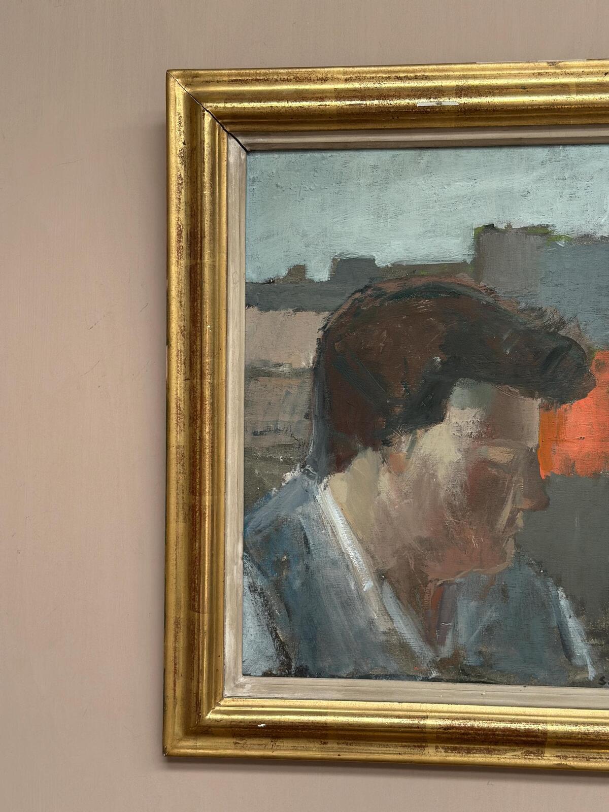 “Figure in Profile” by Sigrid Aminoff Oxenstierna 1974