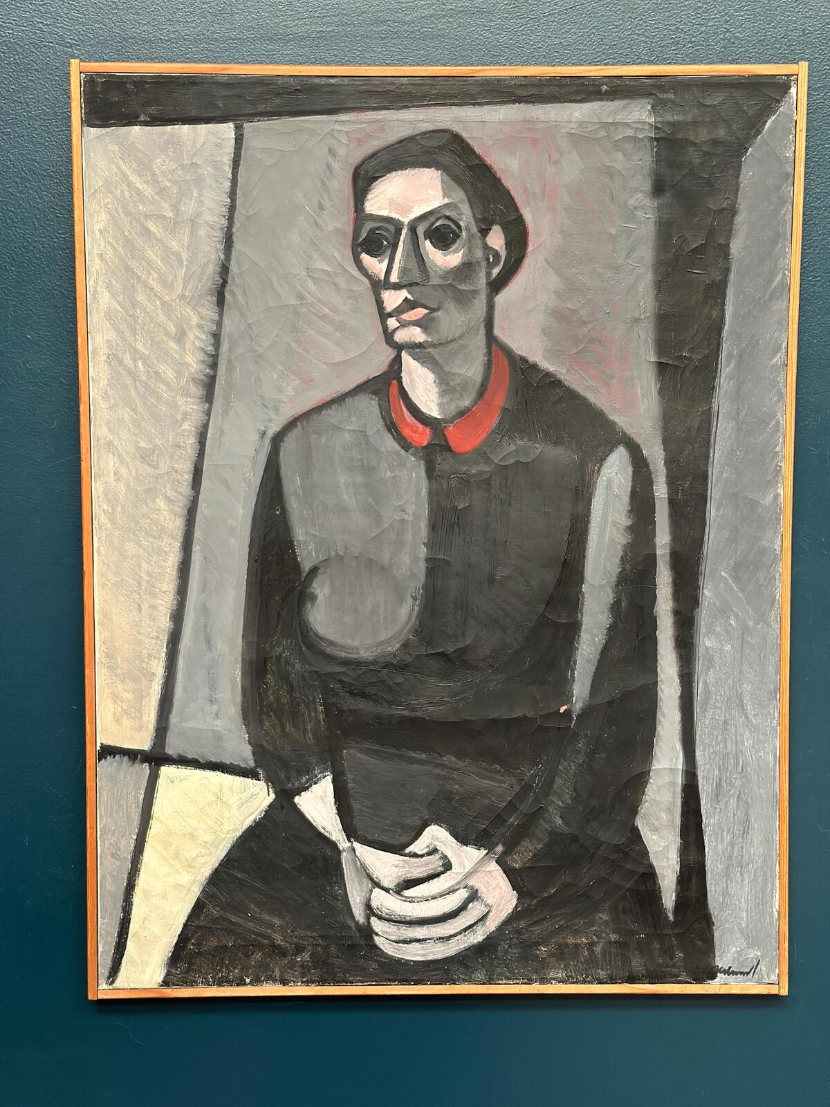 “Portrait of Mrs. S” by Axel Ekelund