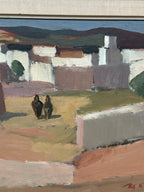 “Southern Village Landscape” by Rolf Norrman (1921–1964)