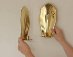 Pair Of Mid Century Swedish Brass Sconces