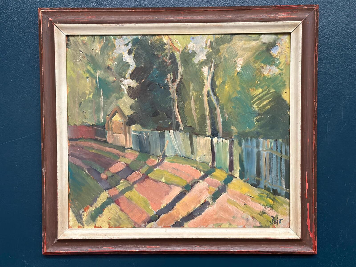 “Landscape with Fence” by Bajo