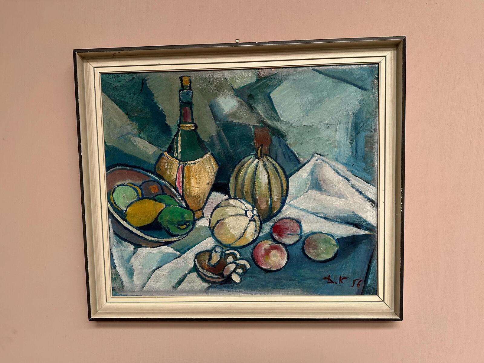 Wine and Fruit by D.K