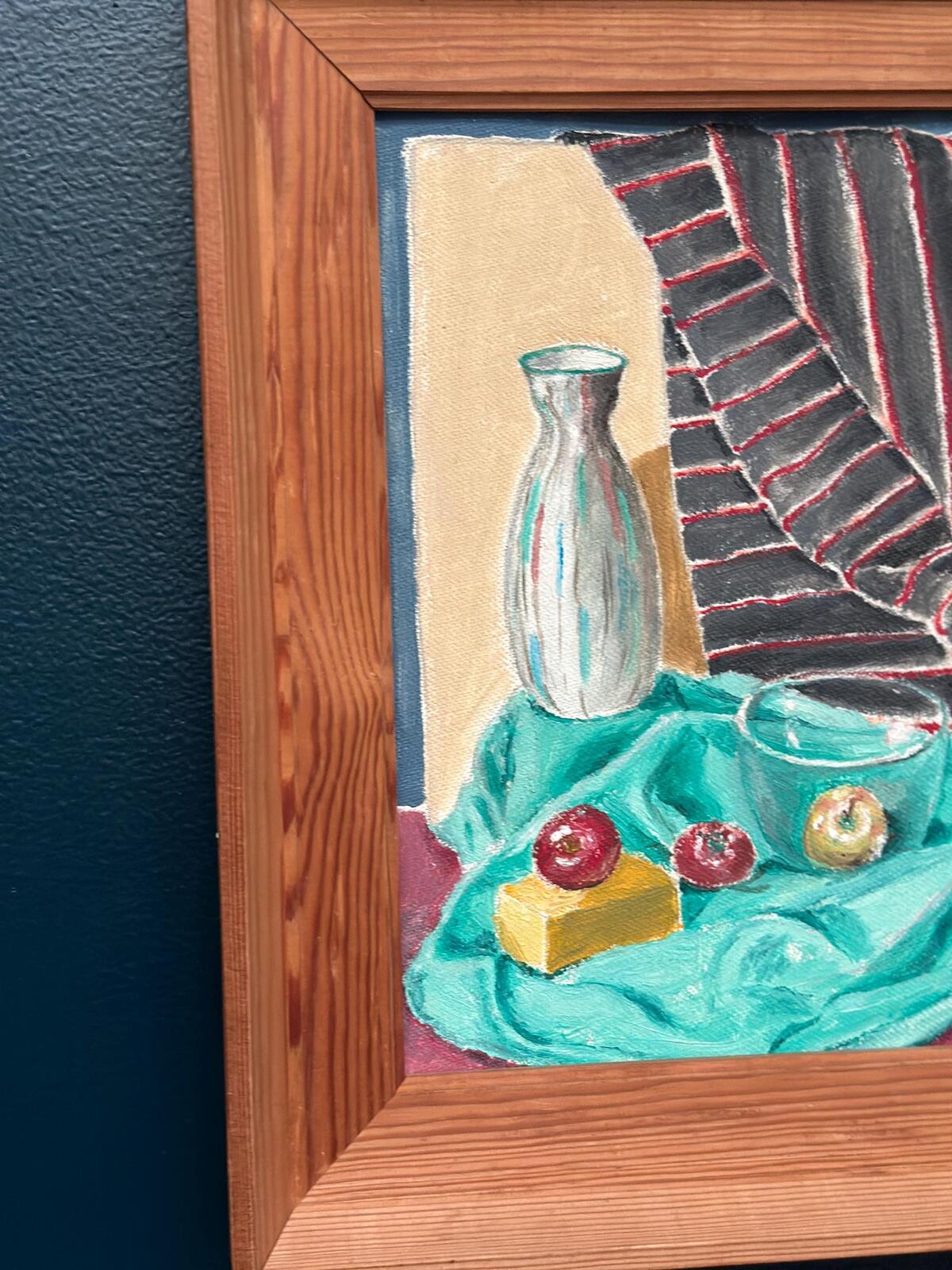 “Still Life with Fruits and Vase” by Sune Lindahl