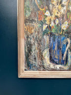 “Flowers in Blue Vase” by Sven Age