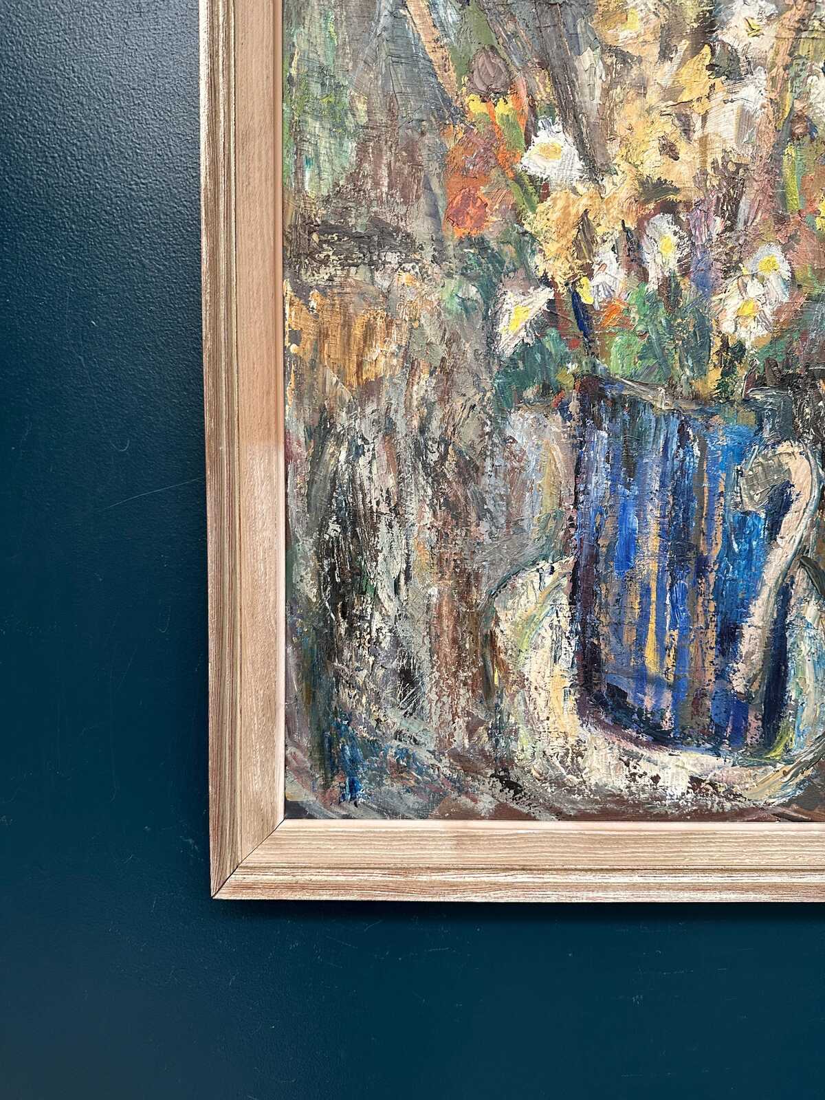 “Flowers in Blue Vase” by Sven Age