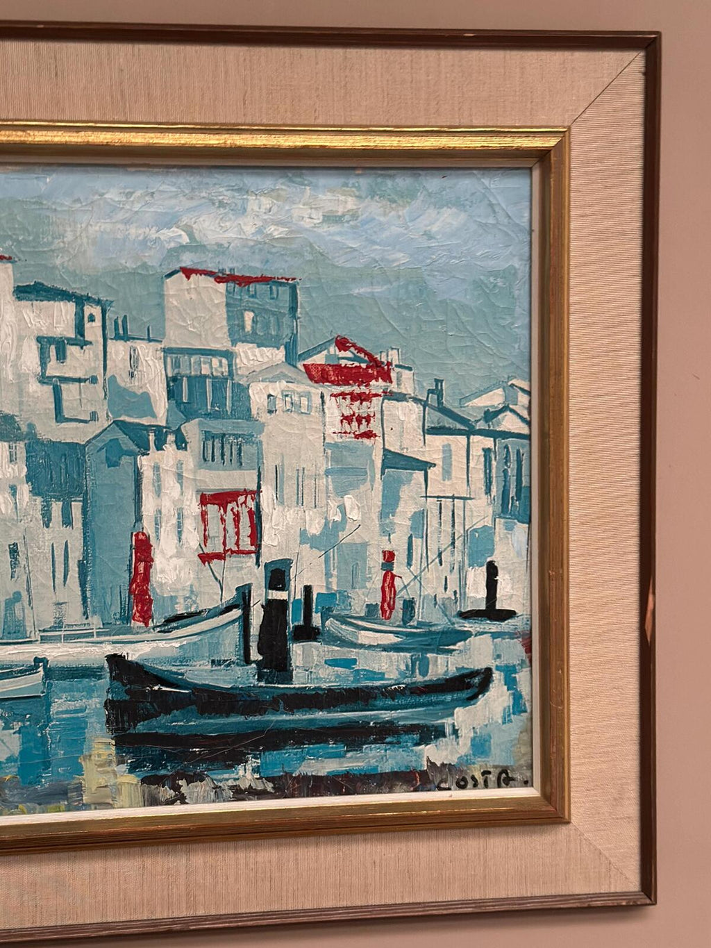 “Harbor Scene” by Costa