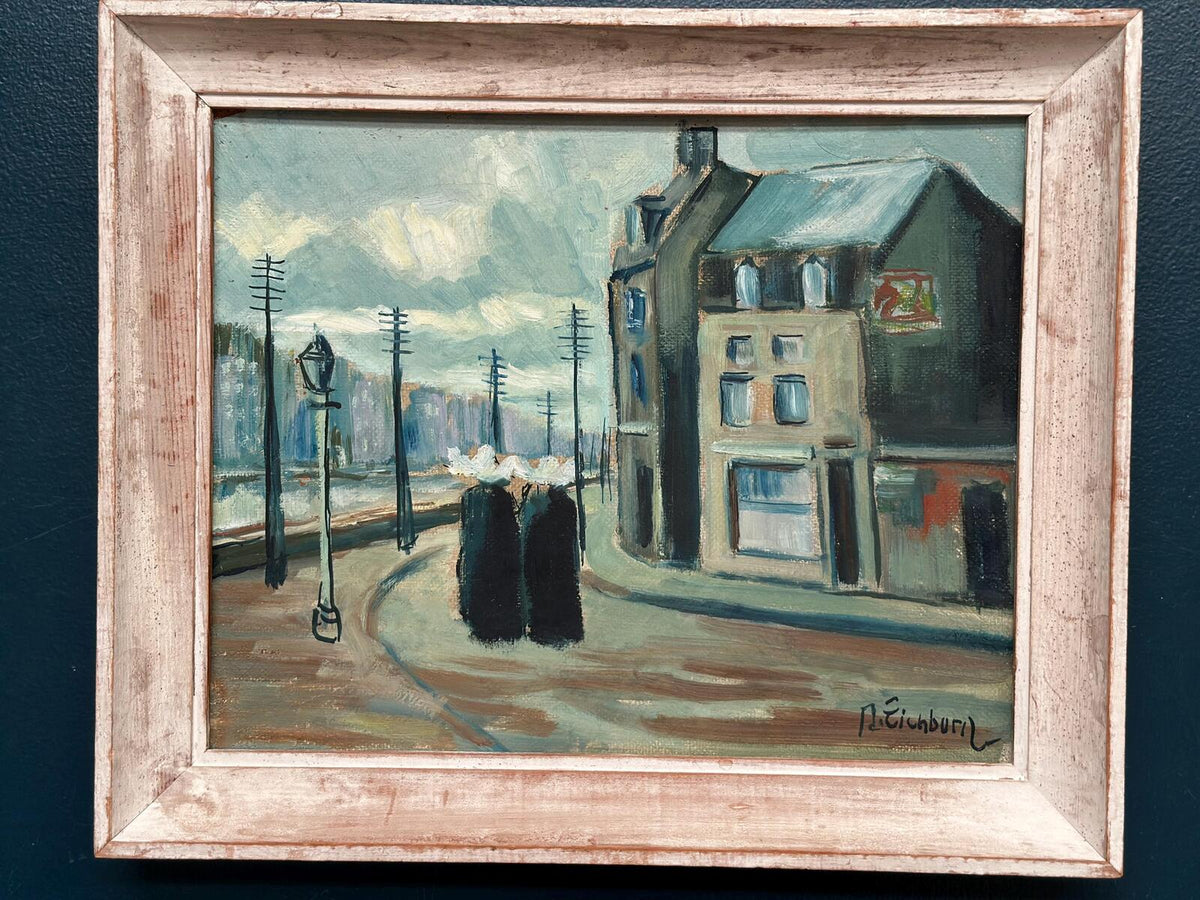“Figures on Street” by R. Eichburn