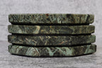 Set of 4 - Angelo Indian Green Chunky Octagonal Marble Coasters