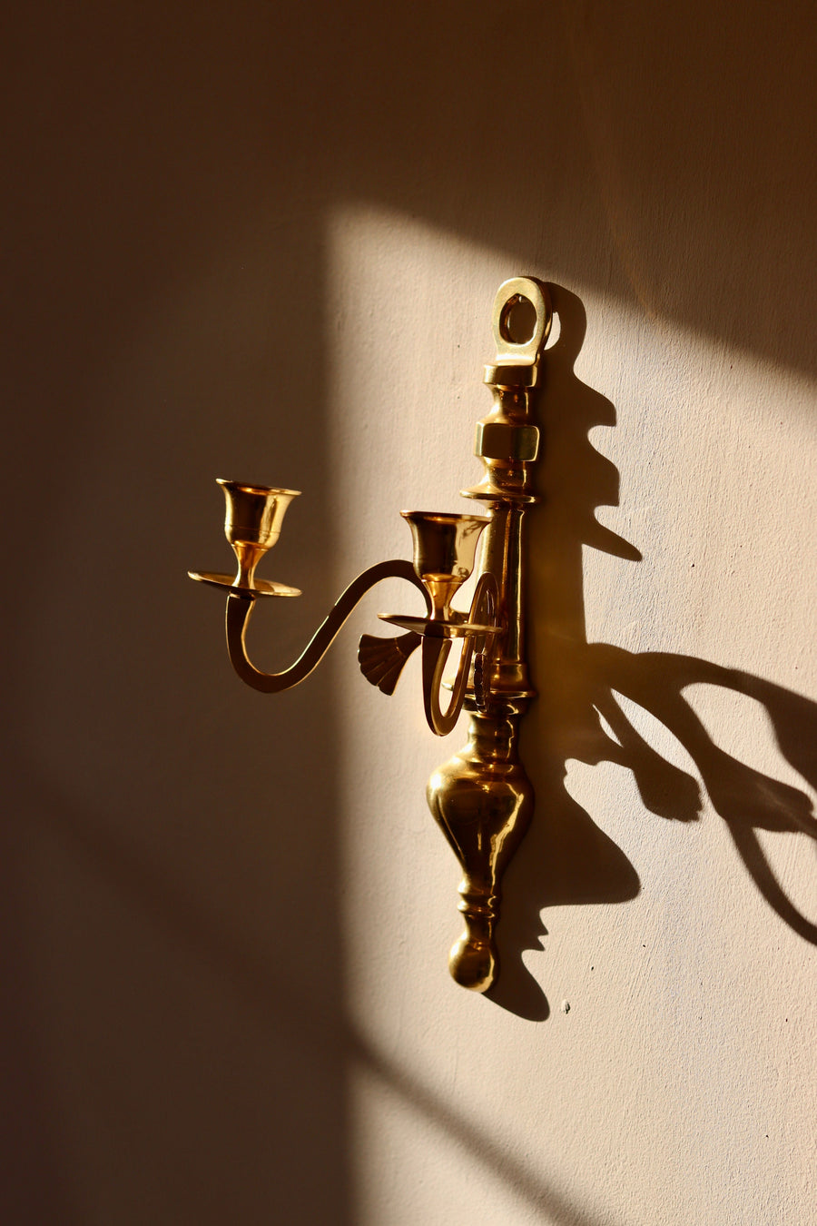 Pair of Vintage Brass Sconces