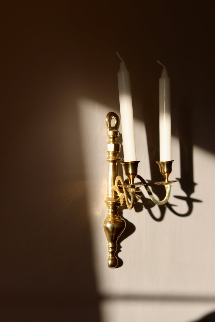 Pair of Vintage Brass Sconces