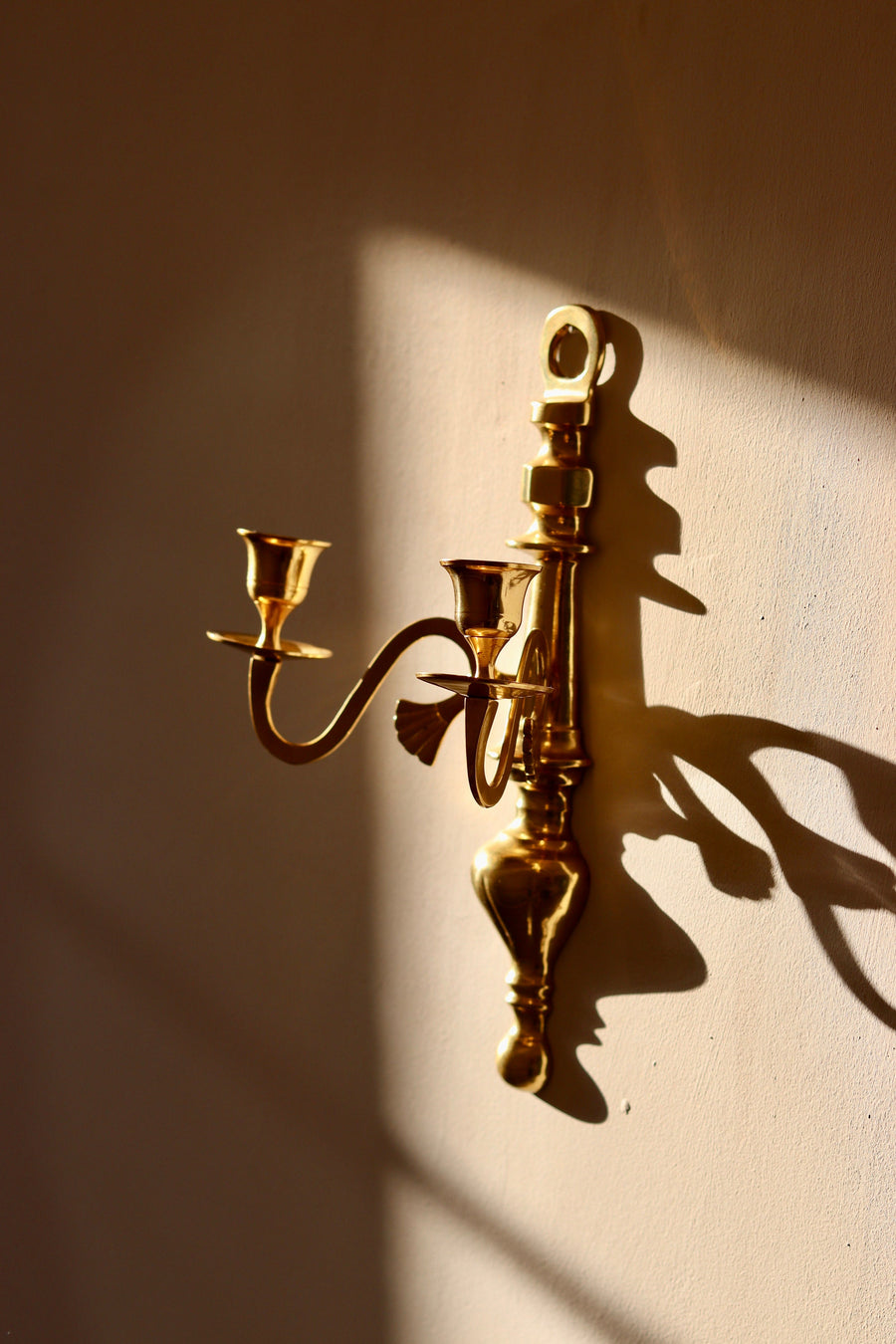 Pair of Vintage Brass Sconces