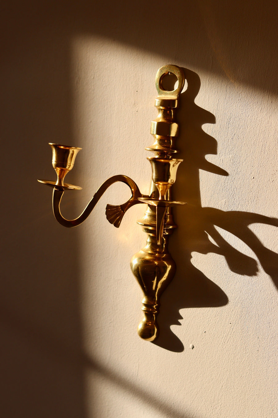 Pair of Vintage Brass Sconces
